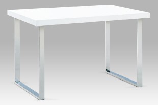 jídelní stůl A770 chrom/bílý lak (lesk)  A770 WT